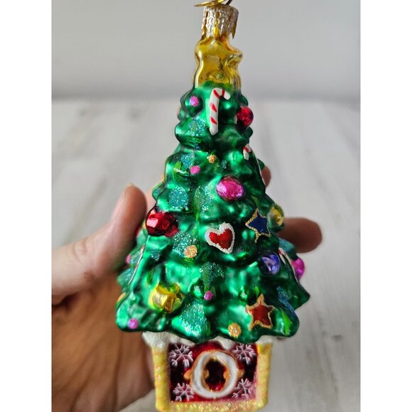 Radko Tannenbaum Snow tree vintage ornament Xmas tree - Picture 8 of 10